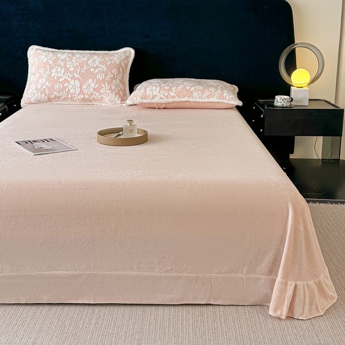 91家纺网 家纺一手货源 找家纺 （总）富米莱（原臻工厂） 2025新款高克重立体雕花牛奶绒四件套