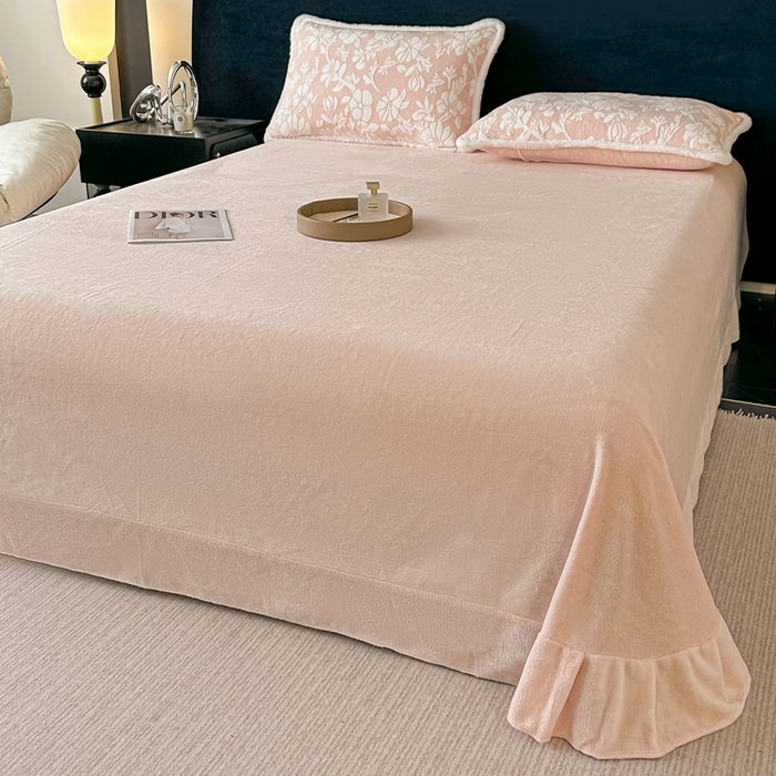 91家纺网 家纺一手货源 找家纺 （总）富米莱（原臻工厂） 2025新款高克重立体雕花牛奶绒四件套