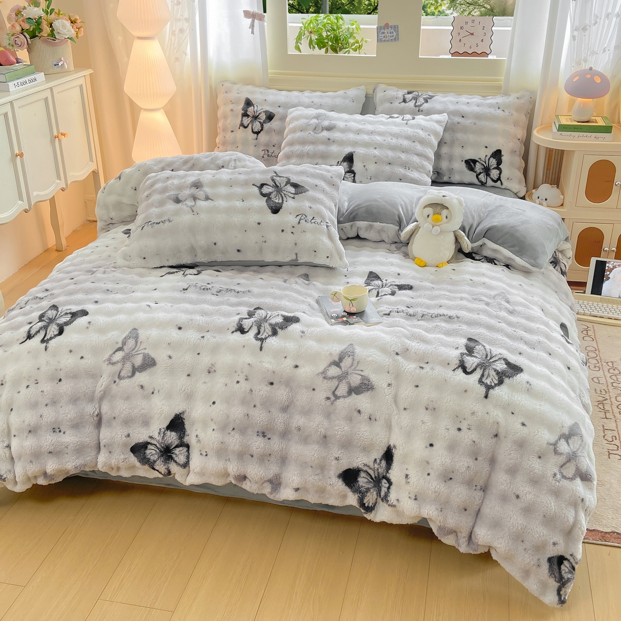 （总）耐思家纺 2025新款泡泡牛奶绒印花四件套系列