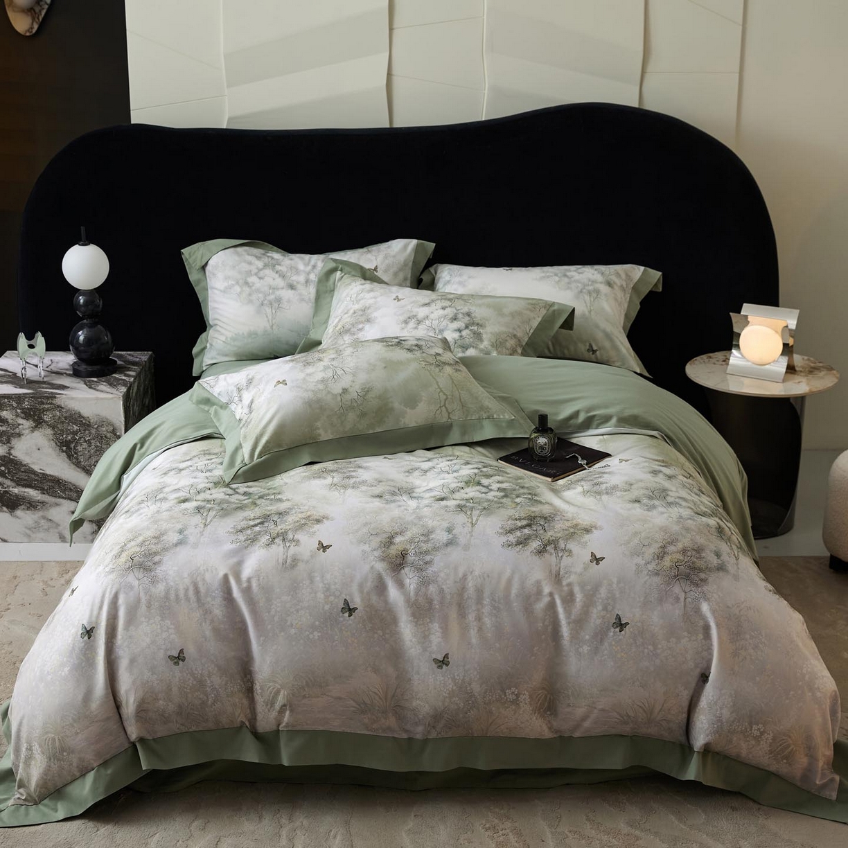 91家纺网 家纺一手货源 找家纺 （总）涵宸家纺 2025新款50S全棉磨毛拼角款四件套【更多花型 联系商家电话：17798859966 微信同号，网站：www.hanchenjf.com】