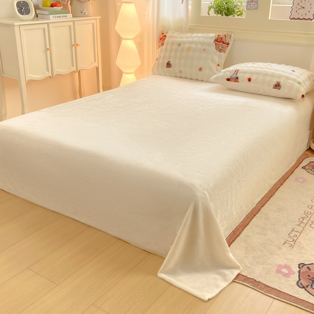 91家纺网 家纺一手货源 找家纺 （总）耐思家纺 2025新款泡泡牛奶绒印花单被套单品被套被套单件