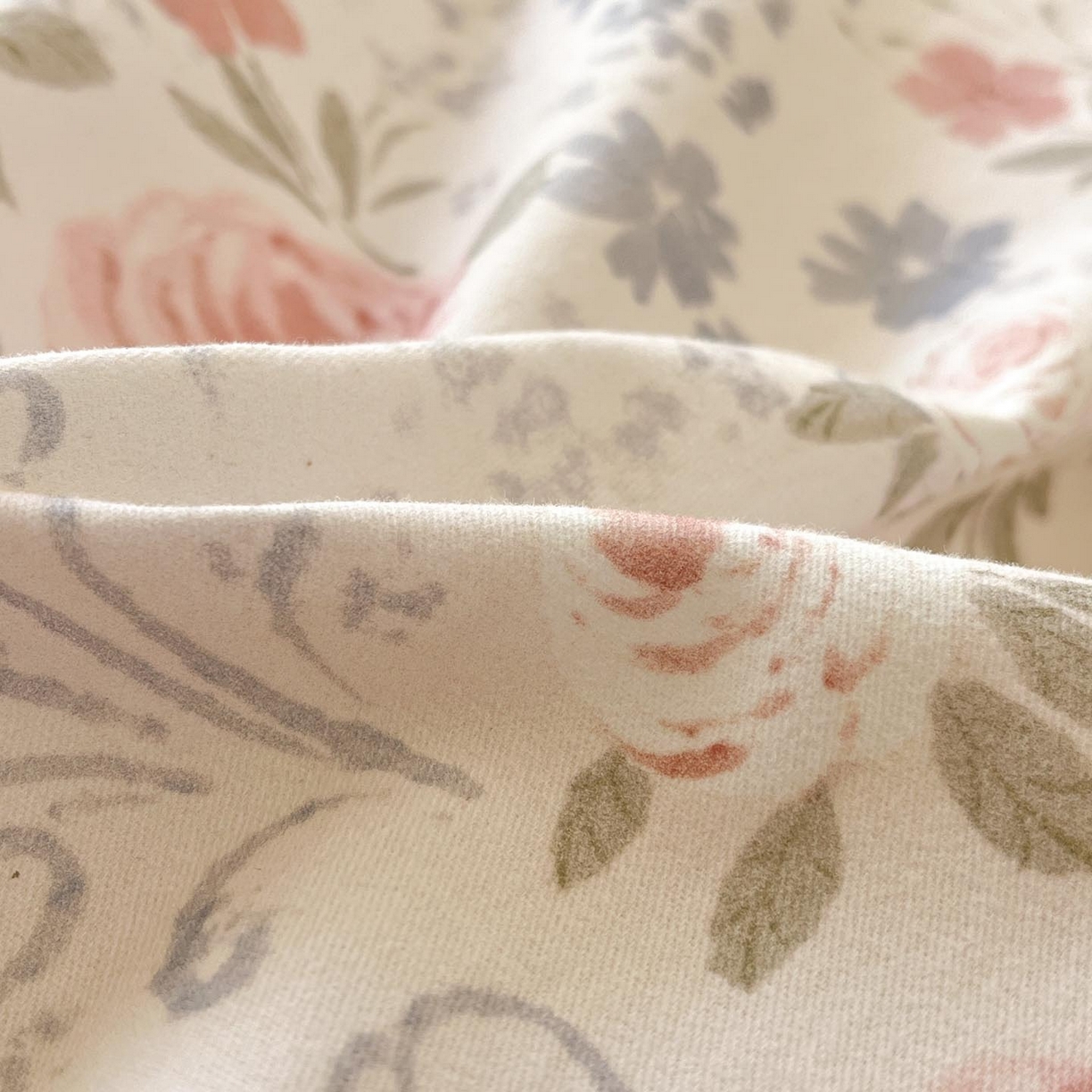 91家纺网 家纺一手货源 找家纺 涵宸家纺 2025新款原棉加厚磨毛印花四件套 花田与夏