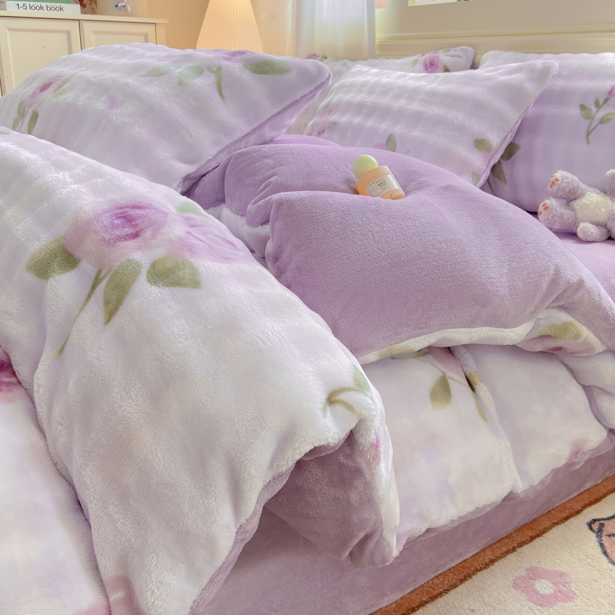 91家纺网 家纺一手货源 找家纺 （总）耐思家纺 2025新款泡泡牛奶绒印花单被套单品被套被套单件