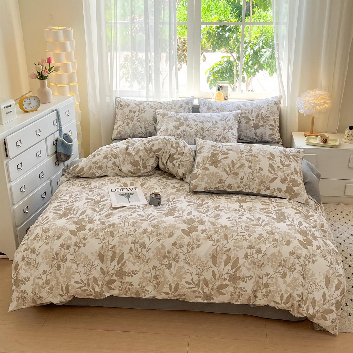 91家纺网 家纺一手货源 找家纺 涵宸家纺 2025新款原棉加厚磨毛印花四件套 魅影