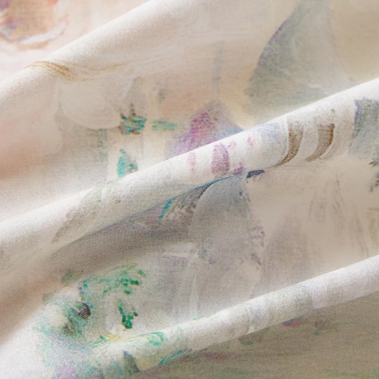 91家纺网 家纺一手货源 找家纺 涵宸家纺 2025新款50S磨毛基础款四件套【更多花型 联系商家电话：17798859966 微信同号，网站：www.hanchenjf.com】 林深见鹿（绿）