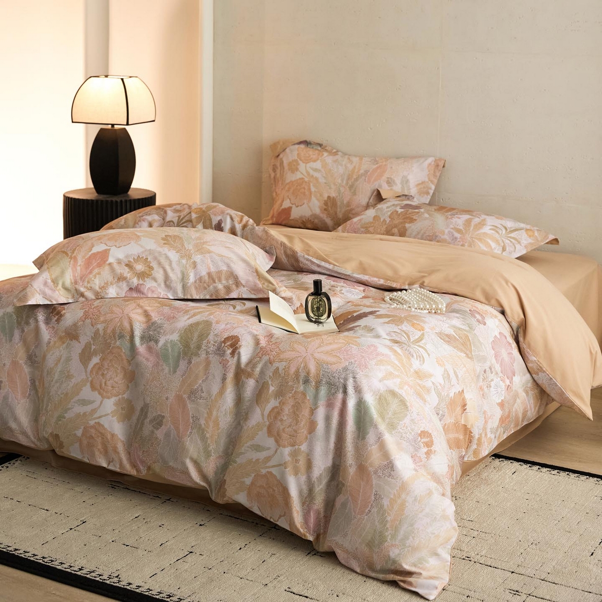 91家纺网 家纺一手货源 找家纺 涵宸家纺 2025新款50S磨毛基础款四件套【更多花型 联系商家电话：17798859966 微信同号，网站：www.hanchenjf.com】 美洛迪（黄）