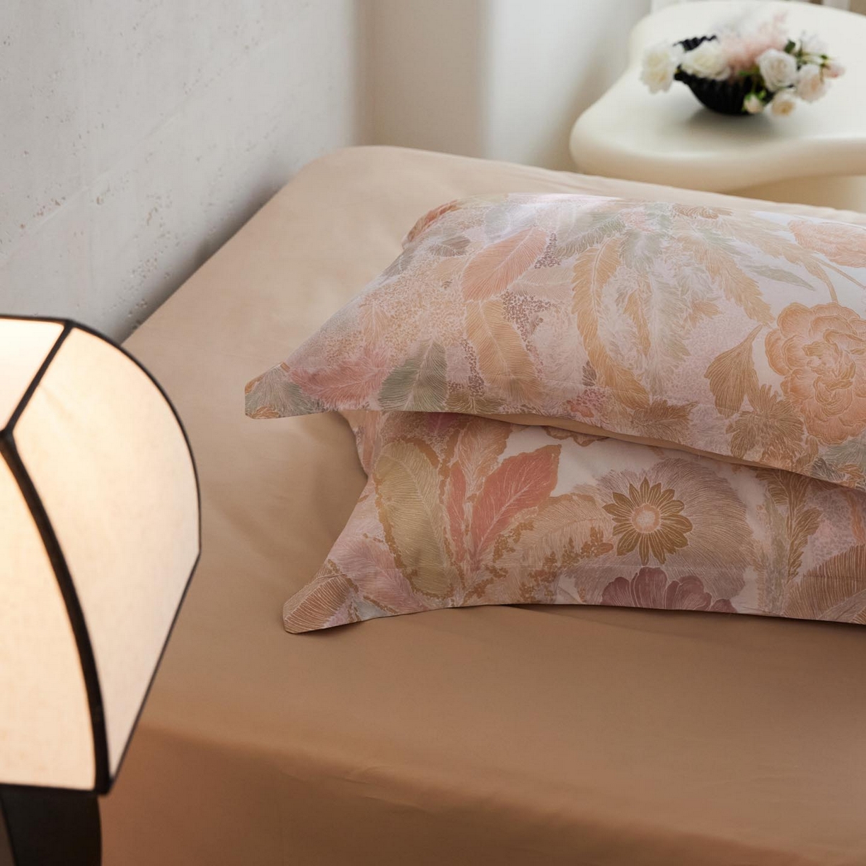 91家纺网 家纺一手货源 找家纺 涵宸家纺 2025新款50S磨毛基础款四件套【更多花型 联系商家电话：17798859966 微信同号，网站：www.hanchenjf.com】 美洛迪（黄）