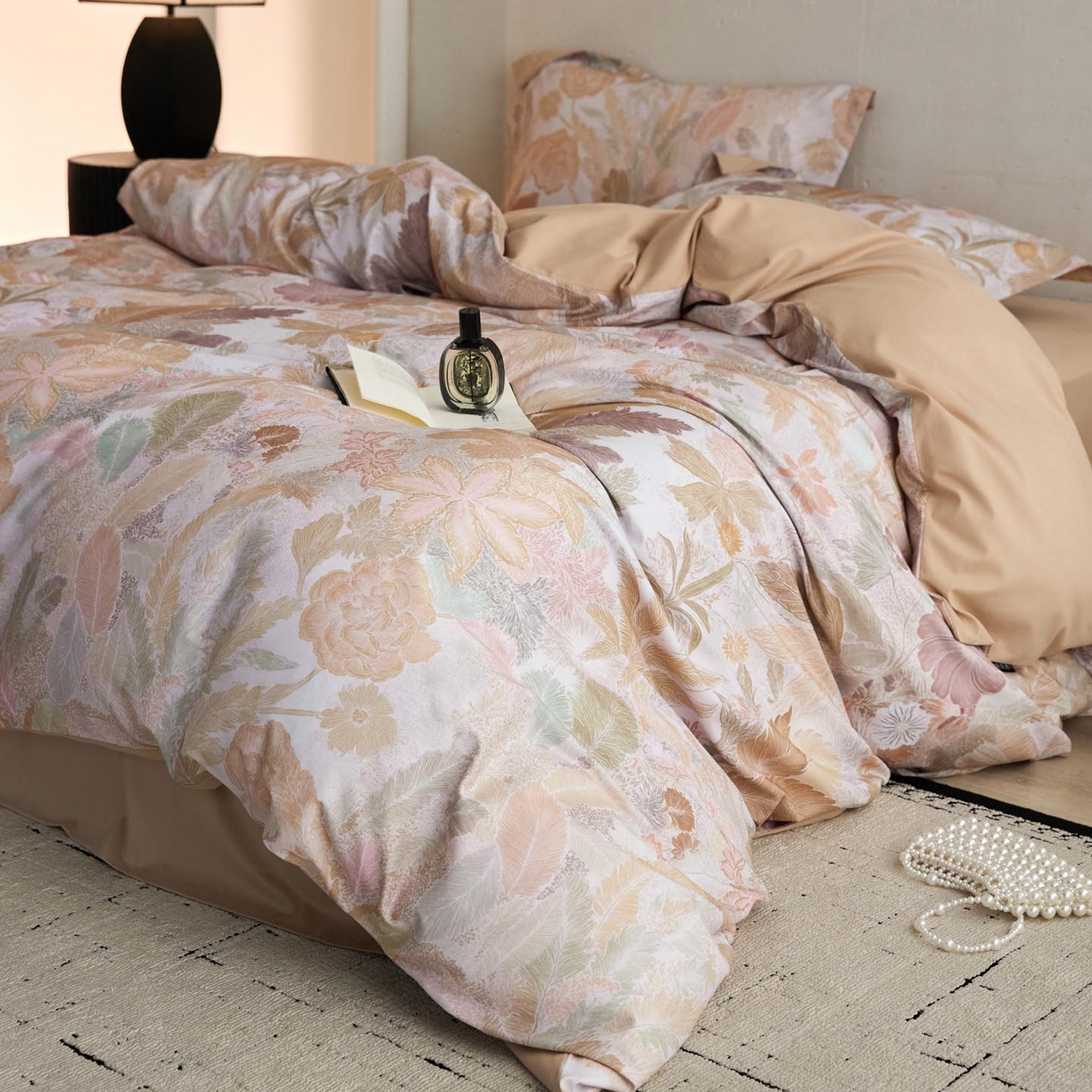 91家纺网 家纺一手货源 找家纺 涵宸家纺 2025新款50S磨毛基础款四件套【更多花型 联系商家电话：17798859966 微信同号，网站：www.hanchenjf.com】 美洛迪（黄）