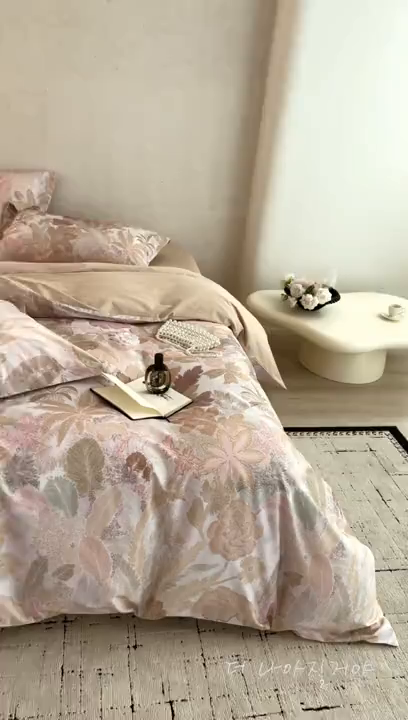 91家纺网 家纺一手货源 找家纺 涵宸家纺 2025新款50S磨毛基础款四件套【更多花型 联系商家电话：17798859966 微信同号，网站：www.hanchenjf.com】 美洛迪（黄）