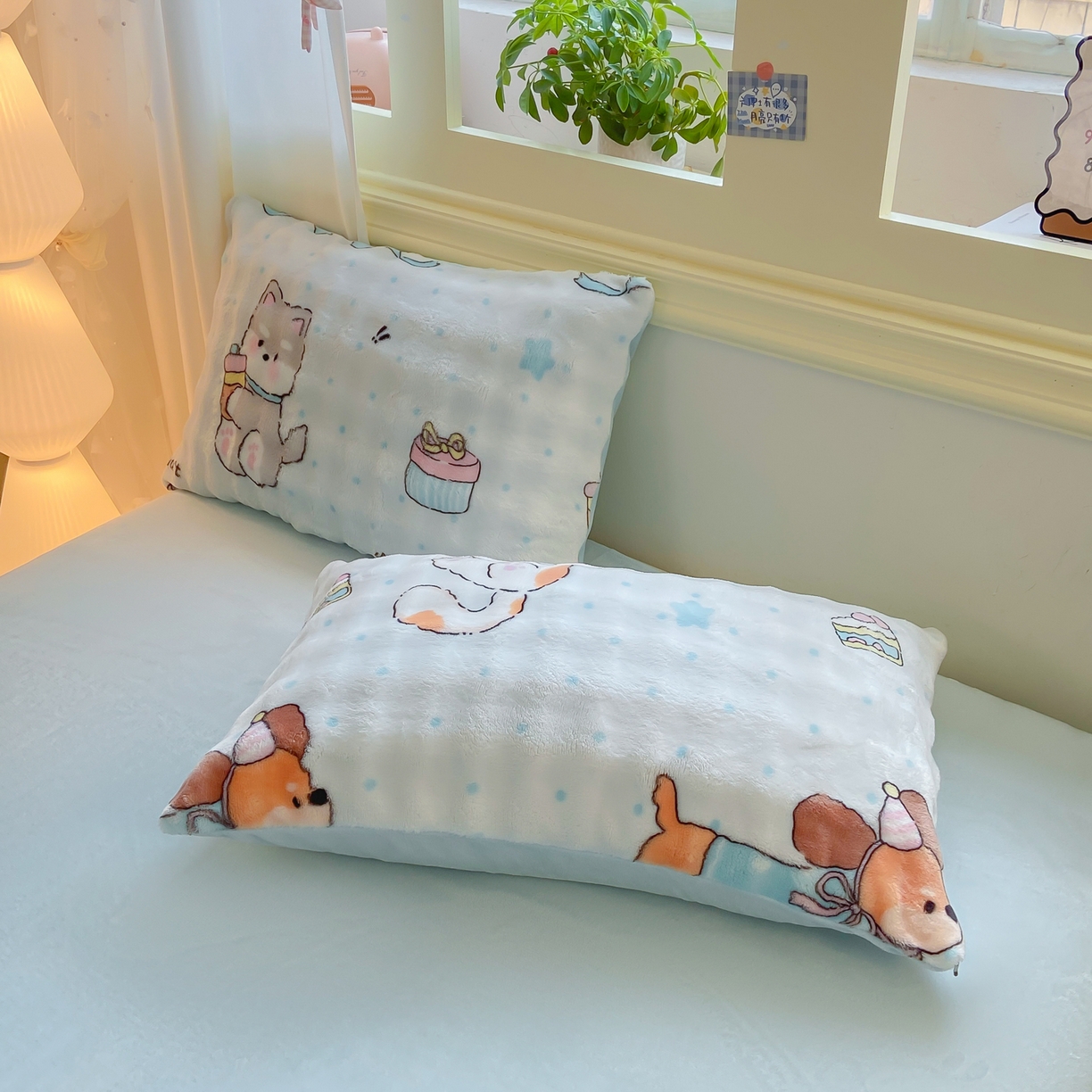 91家纺网 家纺一手货源 找家纺 耐思家纺 2025新款泡泡牛奶绒印花单被套单品被套被套单件 泡泡-宠物聚会