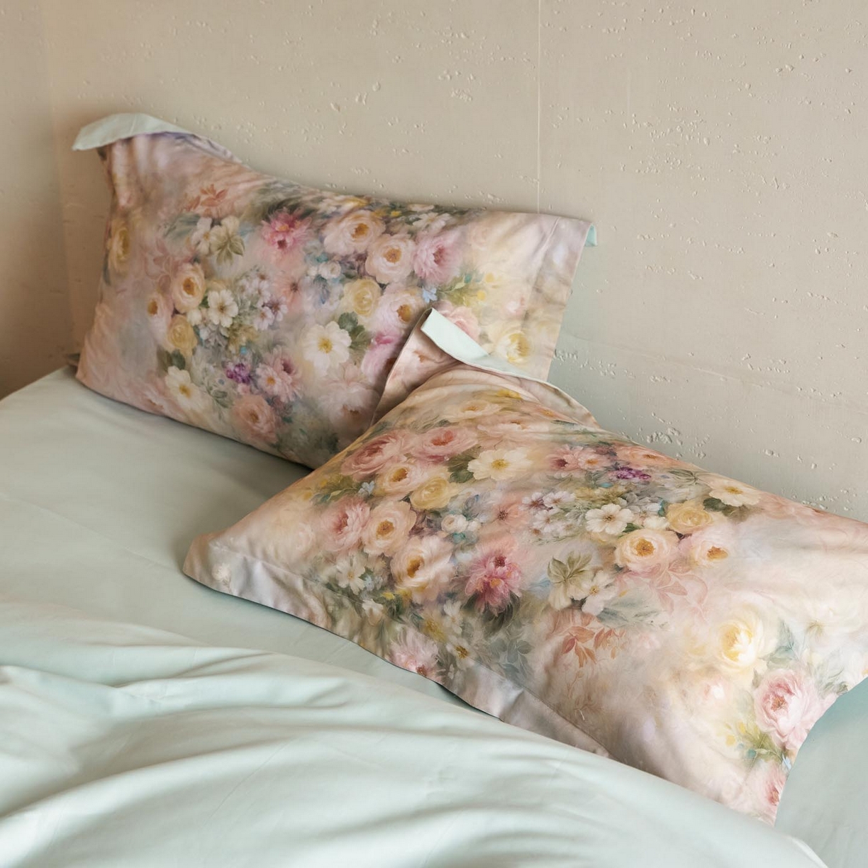 91家纺网 家纺一手货源 找家纺 涵宸家纺 2025新款50S磨毛基础款四件套【更多花型 联系商家电话：17798859966 微信同号，网站：www.hanchenjf.com】 馨菲（粉）