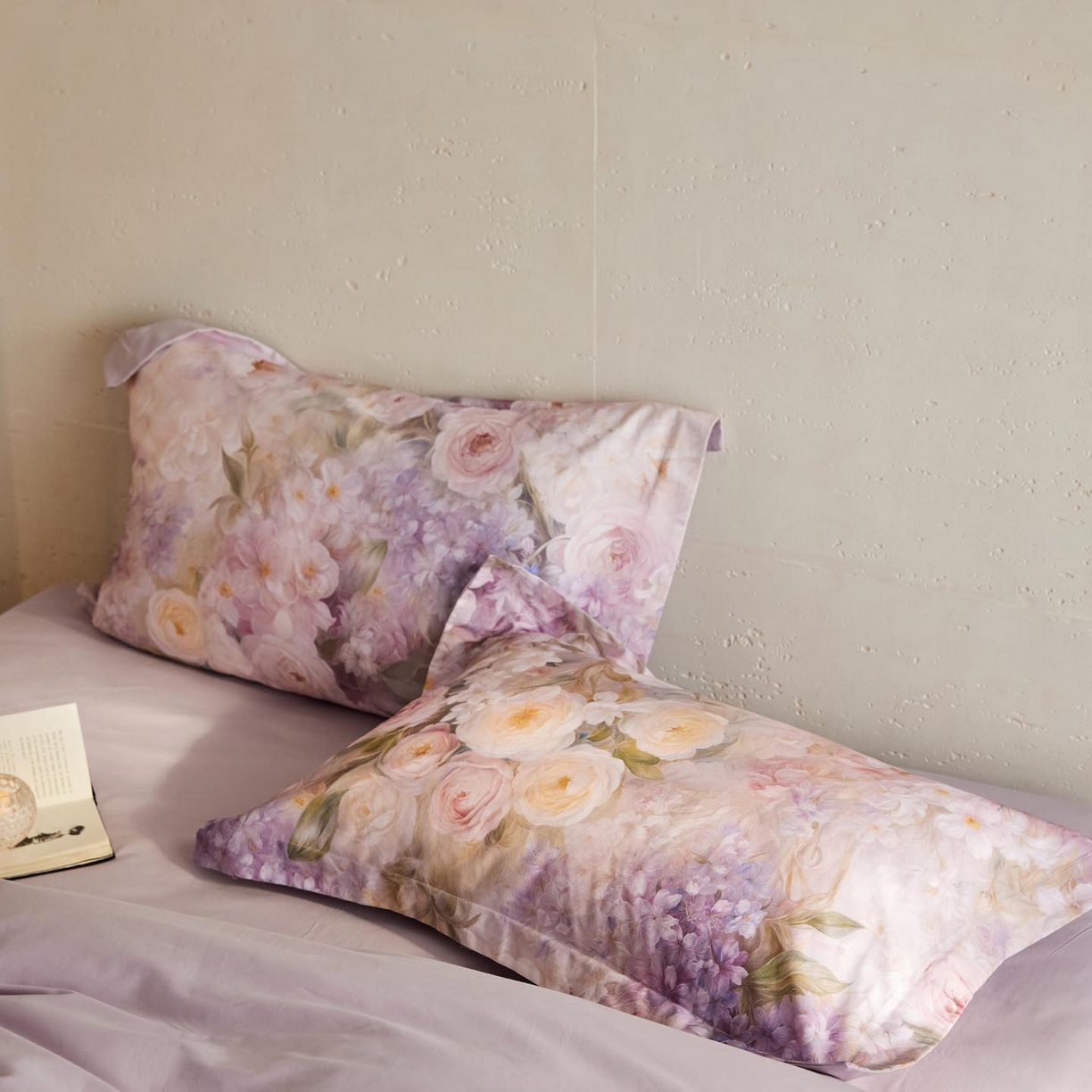 91家纺网 家纺一手货源 找家纺 涵宸家纺 2025新款50S磨毛基础款四件套【更多花型 联系商家电话：17798859966 微信同号，网站：www.hanchenjf.com】 伊莉丝（粉）