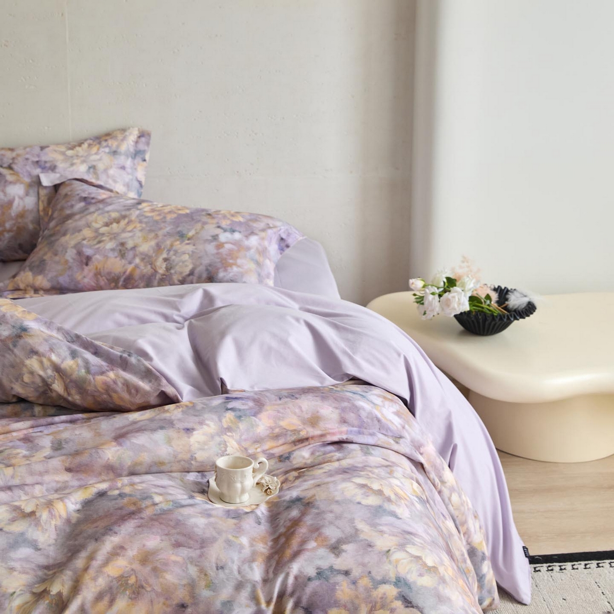 91家纺网 家纺一手货源 找家纺 涵宸家纺 2025新款50S磨毛基础款四件套【更多花型 联系商家电话：17798859966 微信同号，网站：www.hanchenjf.com】 织春涧