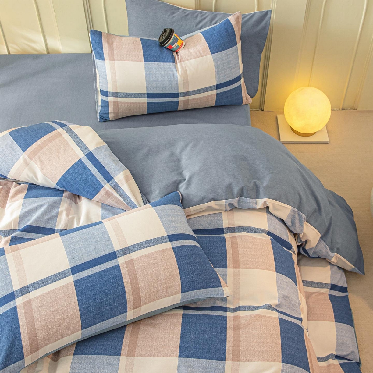 91家纺网 家纺一手货源 找家纺 涵宸家纺 2025新款原棉加厚磨毛印花四件套 普罗旺斯