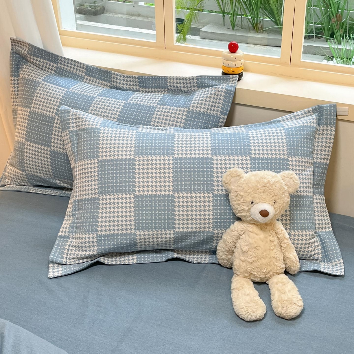 91家纺网 家纺一手货源 找家纺 涵宸家纺 2025新款原棉加厚磨毛印花四件套 千星