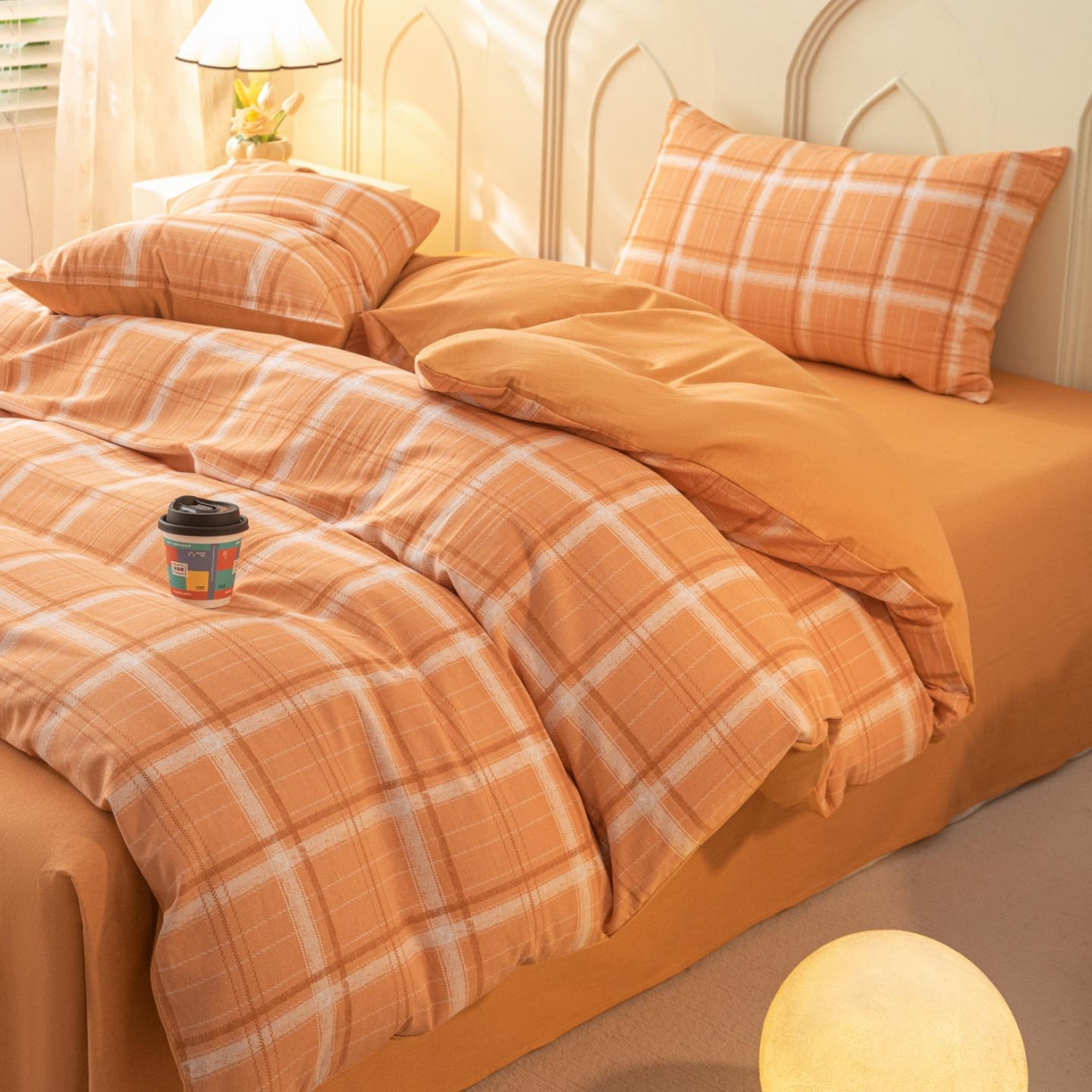 91家纺网 家纺一手货源 找家纺 涵宸家纺 2025新款原棉加厚磨毛印花四件套 神奈川