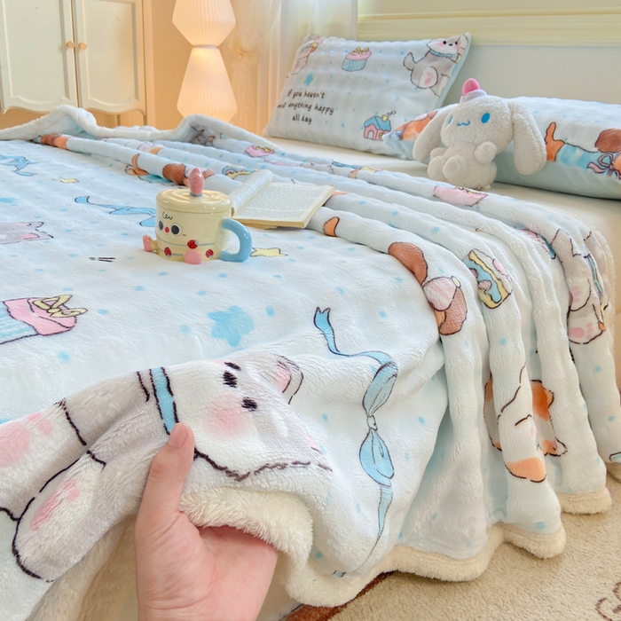 91家纺网 家纺一手货源 找家纺 （总）耐思家纺 2025新款泡泡牛奶绒印花单床单单品床单床单单件