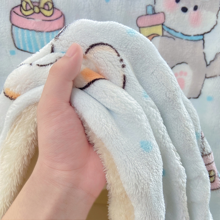 91家纺网 家纺一手货源 找家纺 （总）耐思家纺 2025新款泡泡牛奶绒印花单床单单品床单床单单件