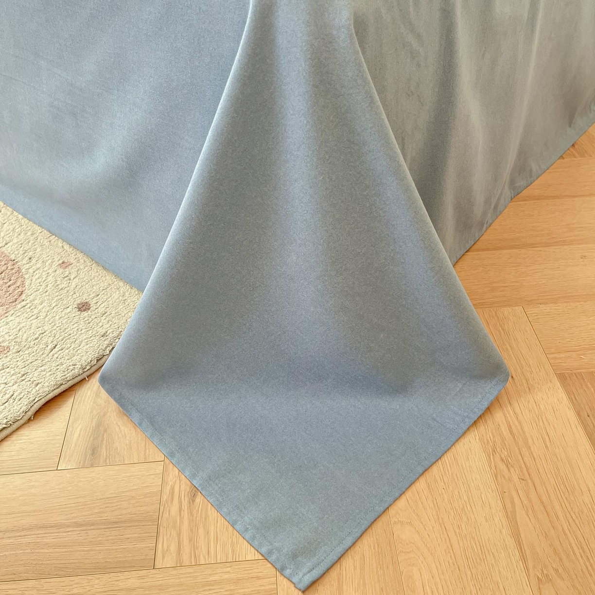 91家纺网 家纺一手货源 找家纺 涵宸家纺 2025新款原棉加厚磨毛印花四件套 兔稚