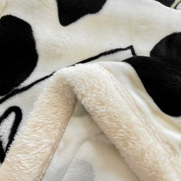 91家纺网 家纺一手货源 找家纺 耐思家纺 2025新款泡泡牛奶绒印花单床单单品床单床单单件 泡泡-萌牛