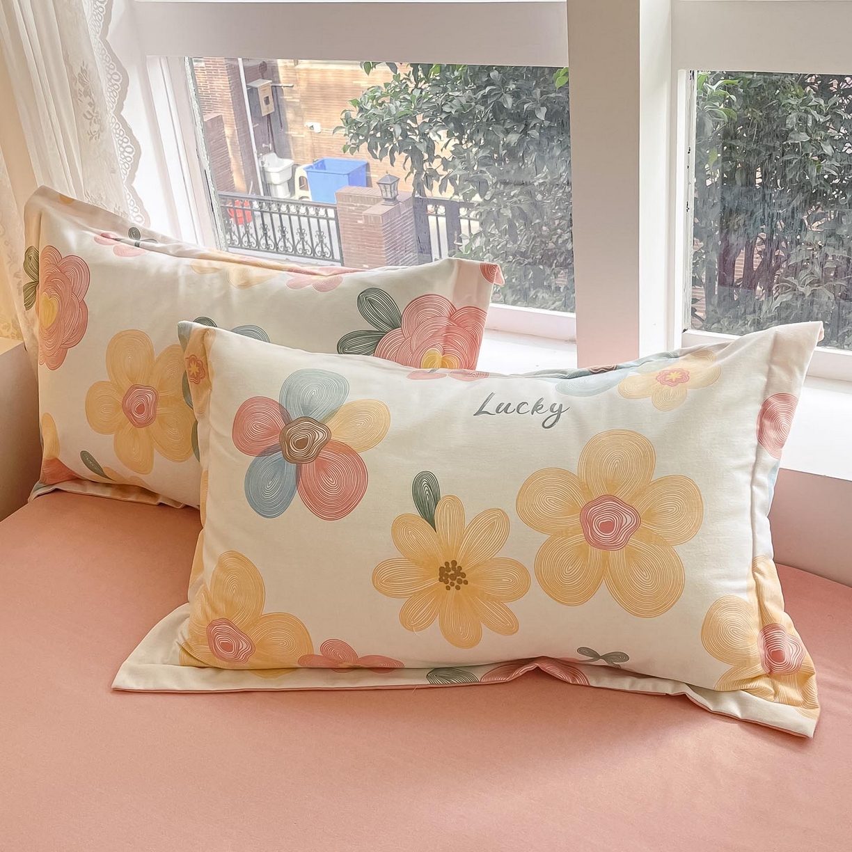 91家纺网 家纺一手货源 找家纺 涵宸家纺 2025新款原棉加厚磨毛印花四件套 晚风