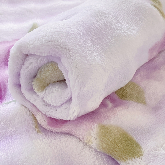 91家纺网 家纺一手货源 找家纺 耐思家纺 2025新款泡泡牛奶绒印花单床单单品床单床单单件 泡泡-花语