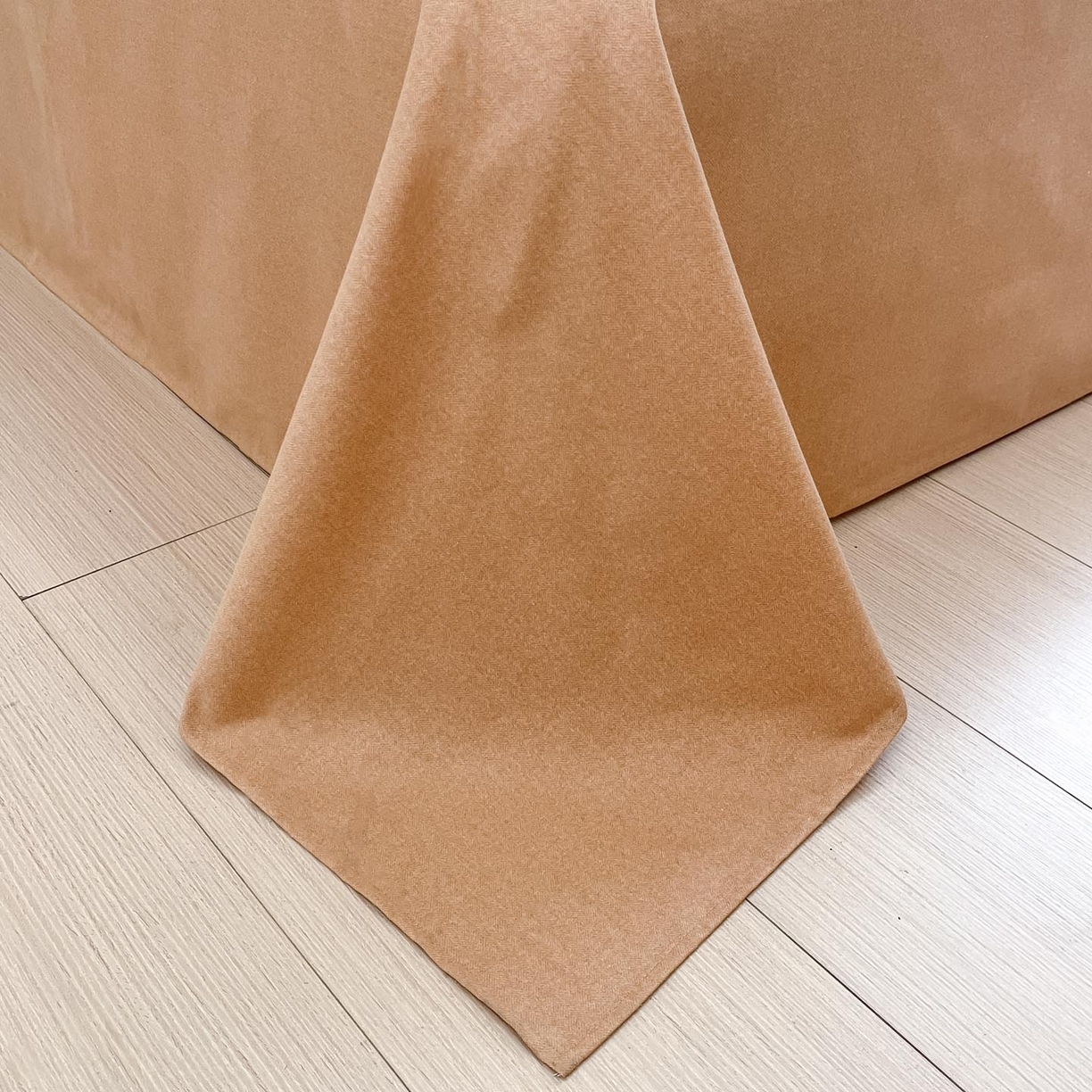 91家纺网 家纺一手货源 找家纺 涵宸家纺 2025新款原棉加厚磨毛印花四件套 叶恋