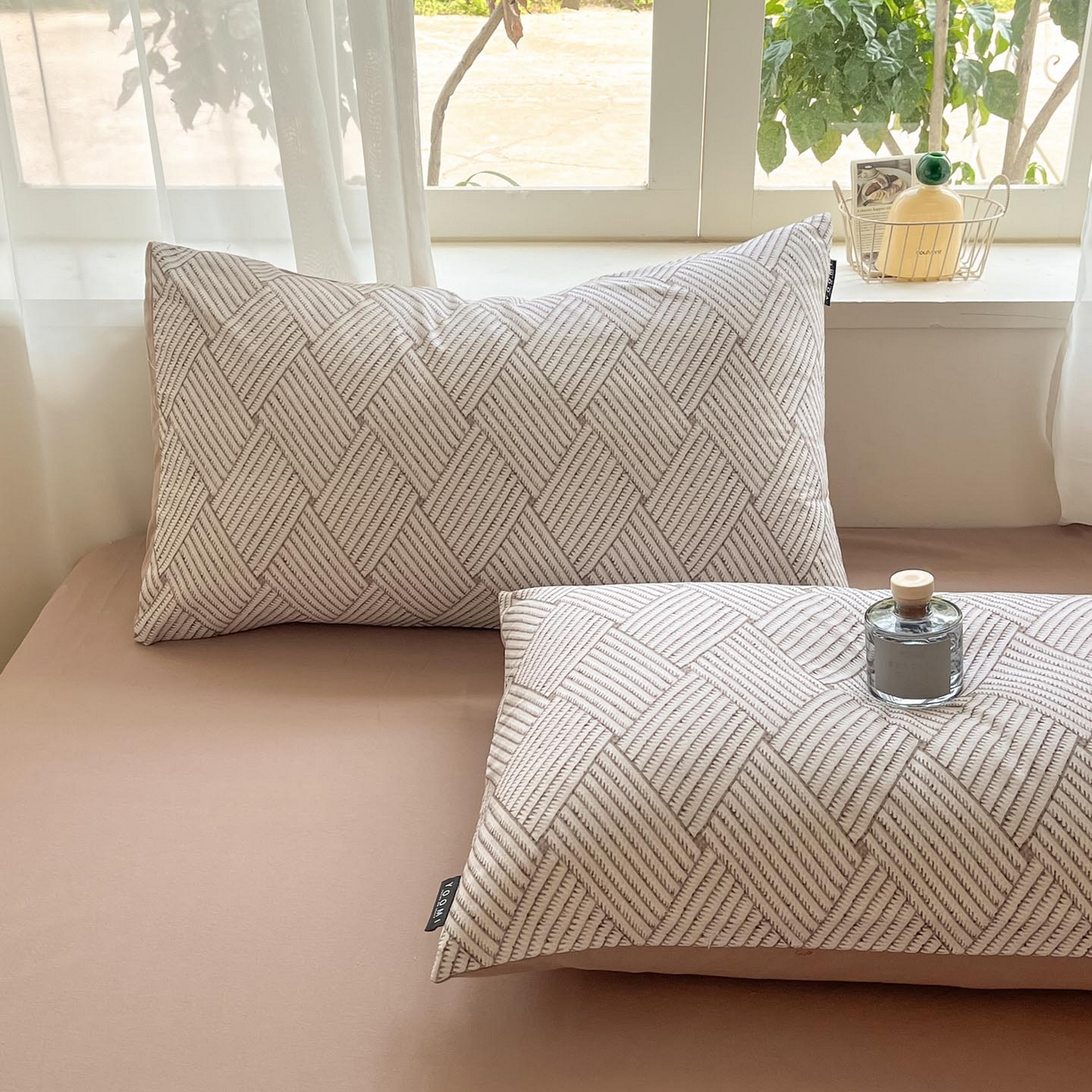 91家纺网 家纺一手货源 找家纺 涵宸家纺 2025新款原棉加厚磨毛印花四件套 渊默