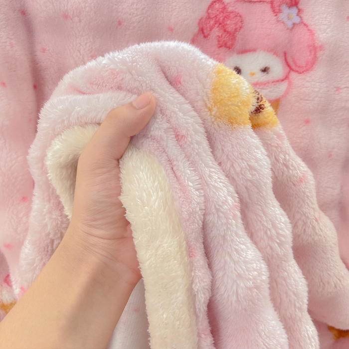 91家纺网 家纺一手货源 找家纺 耐思家纺 2025新款泡泡牛奶绒印花单床单单品床单床单单件 泡泡-美乐迪