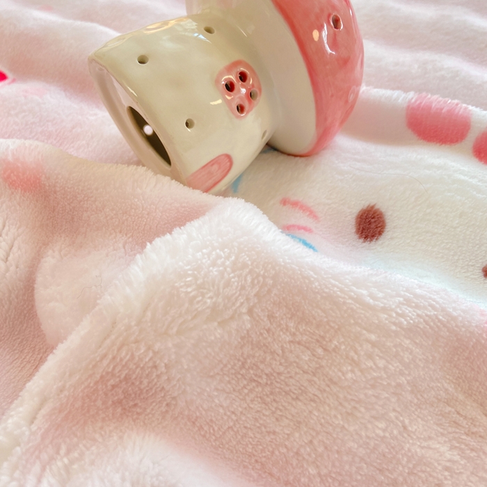 91家纺网 家纺一手货源 找家纺 耐思家纺 2025新款泡泡牛奶绒印花单床单单品床单床单单件 泡泡-KT 猫