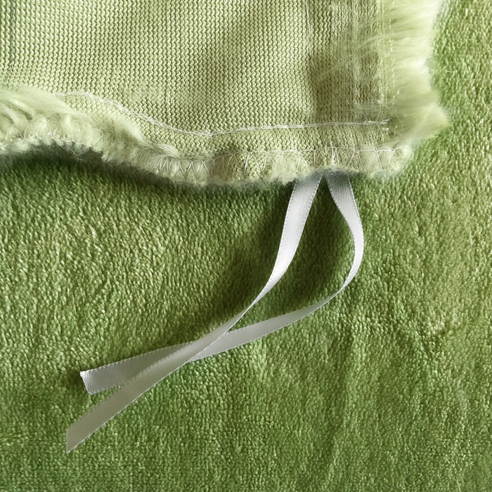 91家纺网 家纺一手货源 找家纺 耐思家纺 2025新款泡泡牛奶绒纯色四件套 泡泡 淡雅绿