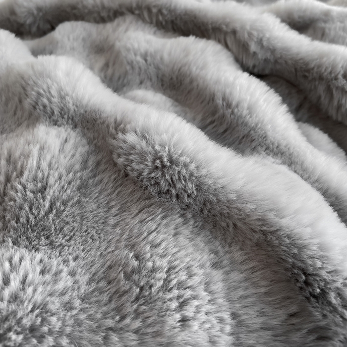 91家纺网 家纺一手货源 找家纺 耐思家纺 2025新款泡泡牛奶绒纯色四件套 泡泡 星空灰