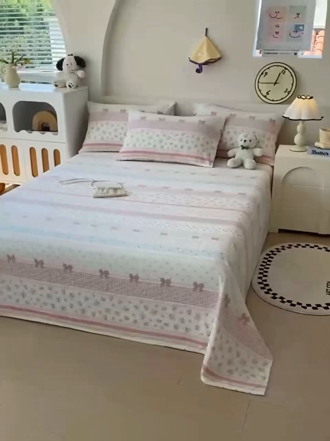 91家纺网 家纺一手货源 找家纺 艾橙家纺 2025秋冬新款高克重牛奶绒印花床单单品床单床单单件 春色结语