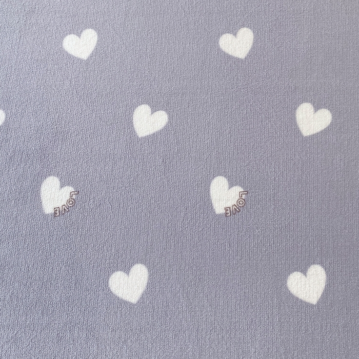 91家纺网 家纺一手货源 找家纺 艾橙家纺 2025秋冬新款高克重牛奶绒印花床单单品床单床单单件 心心相印-灰