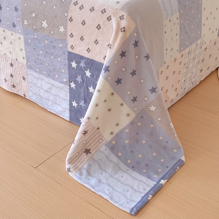 91家纺网 家纺一手货源 找家纺 艾橙家纺 2025秋冬新款高克重牛奶绒印花床单单品床单床单单件 星河