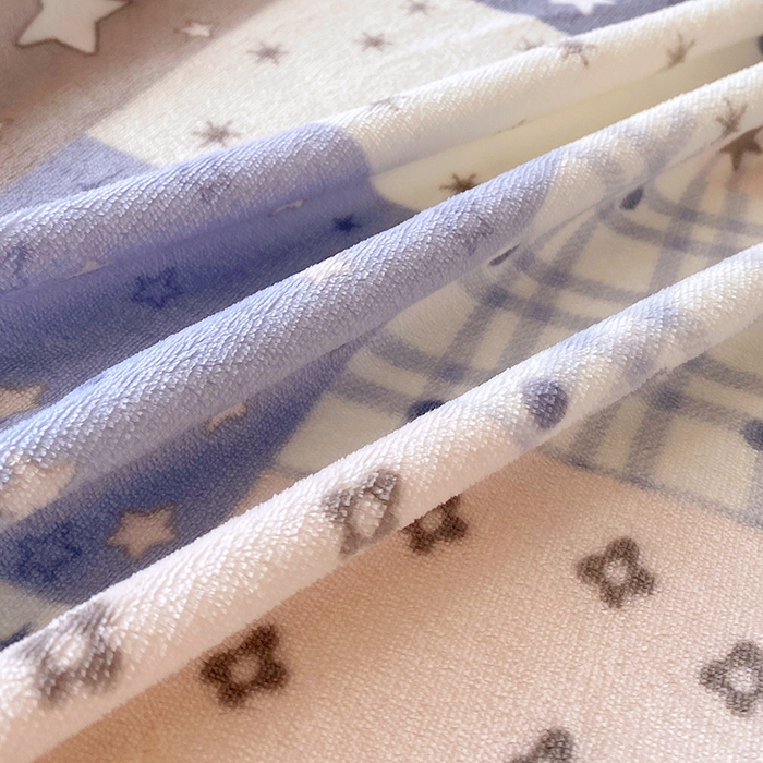 91家纺网 家纺一手货源 找家纺 艾橙家纺 2025秋冬新款高克重牛奶绒印花床单单品床单床单单件 星河