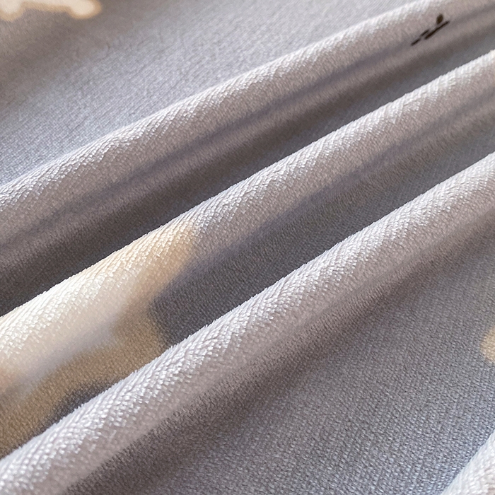 91家纺网 家纺一手货源 找家纺 艾橙家纺 2025秋冬新款高克重牛奶绒印花床单单品床单床单单件 星际宝贝