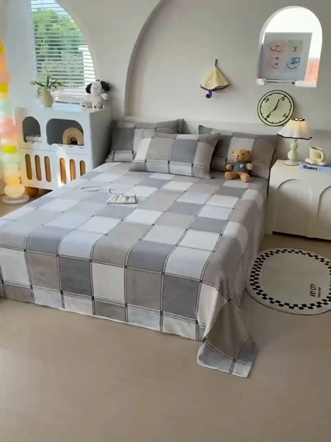 91家纺网 家纺一手货源 找家纺 艾橙家纺 2025秋冬新款高克重牛奶绒印花床单单品床单床单单件 雅致格调