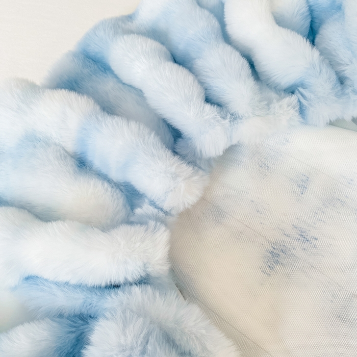 91家纺网 家纺一手货源 找家纺 耐思家纺 2025新款泡泡牛奶绒纯色单品床笠床笠单件 炫彩 清水兰