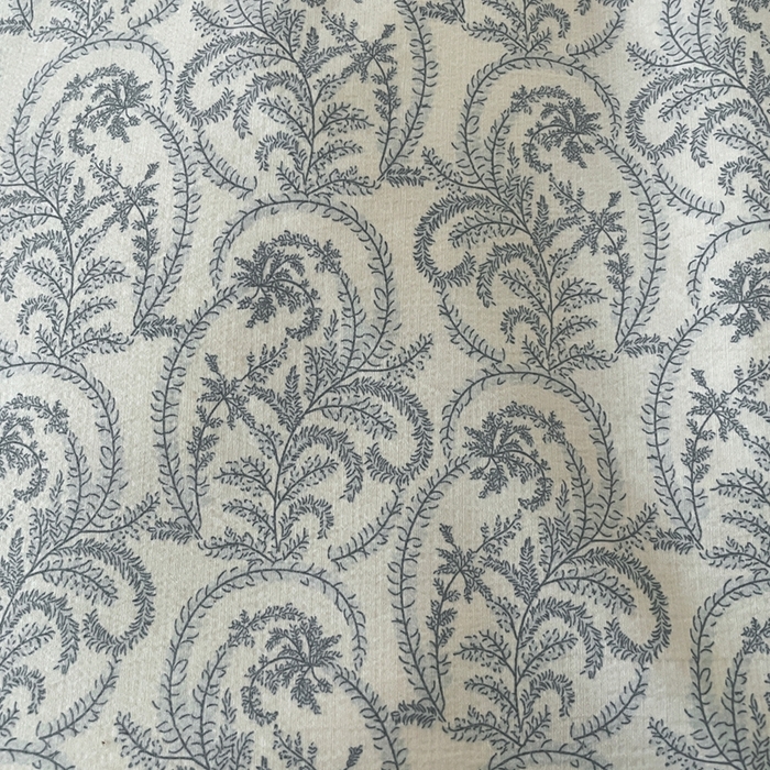 91家纺网 家纺一手货源 找家纺 仟网汇 2025新款高克重亚麻复古简单款四件套 卡曼蓝