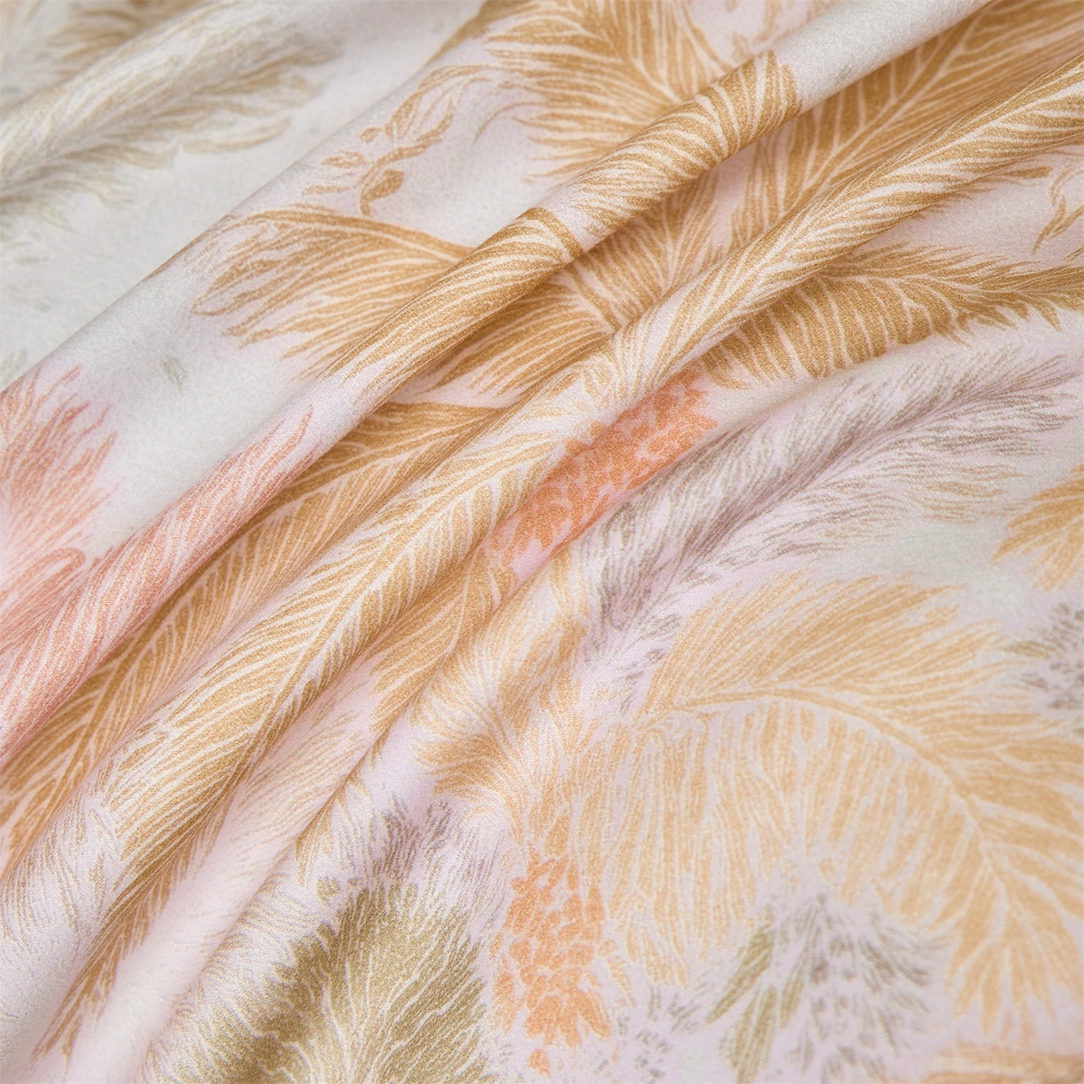 91家纺网 家纺一手货源 找家纺 蓝米卡夫 2025秋冬-A类全棉50S*50S双股磨毛数码印花绣边款（礼盒包装）提供买家秀 美洛迪