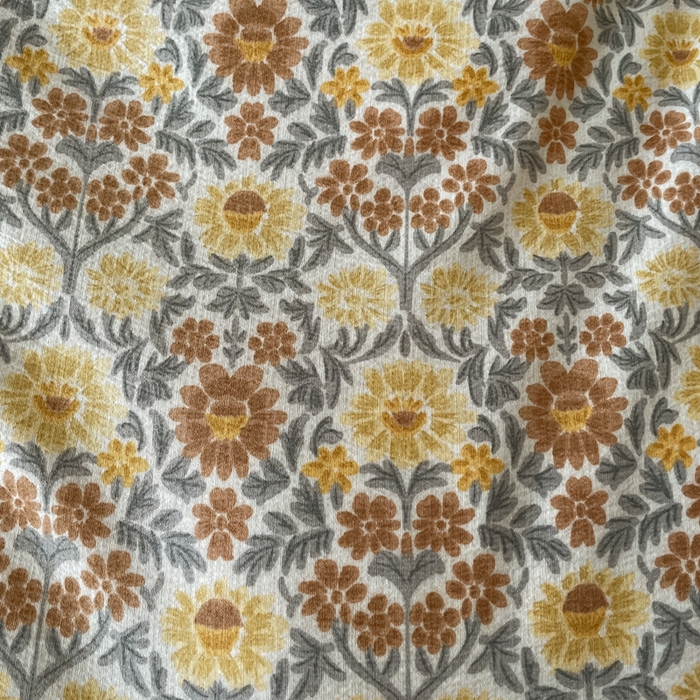 91家纺网 家纺一手货源 找家纺 仟网汇 2025新款高克重亚麻复古简单款四件套 木槿花咖