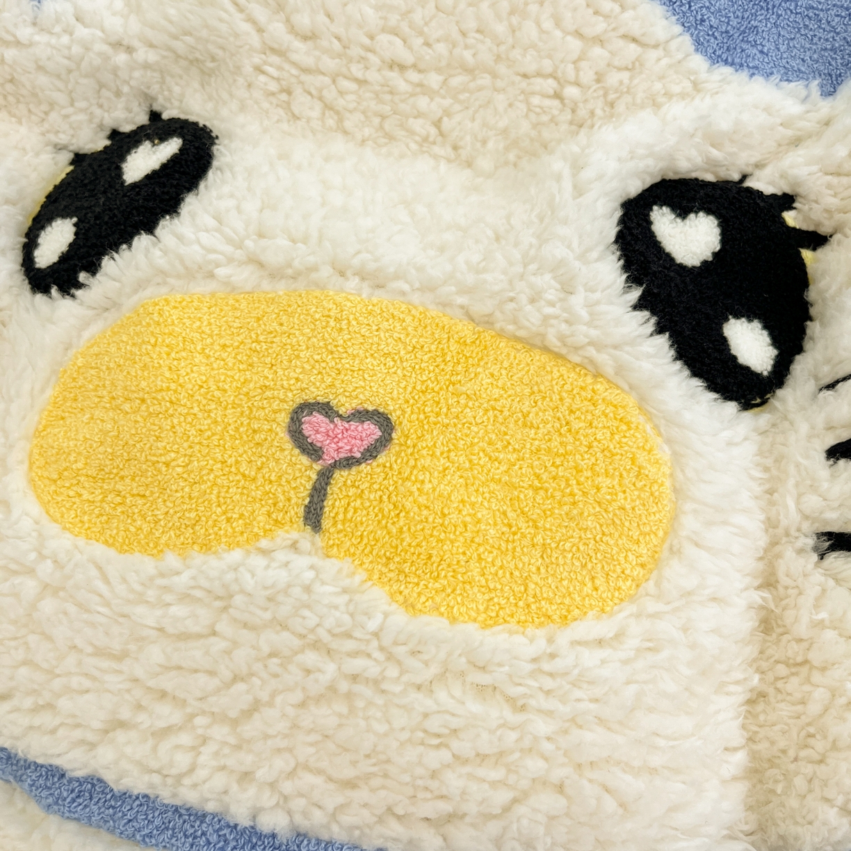 91家纺网 家纺一手货源 找家纺 乐坊 2025新款大阪羊羔绒牛奶绒卡通四件套冬季加厚保暖 大耳鼠狗-白蓝