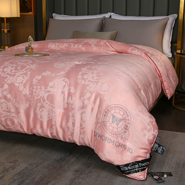 91家纺网 家纺一手货源 找家纺 （总）畅畅家纺 2025新款蝴蝶羽丝棉被夏凉被春秋冬加厚被子微商热款手工订花被芯