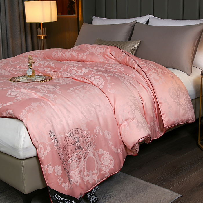 91家纺网 家纺一手货源 找家纺 （总）畅畅家纺 2025新款蝴蝶羽丝棉被夏凉被春秋冬加厚被子微商热款手工订花被芯