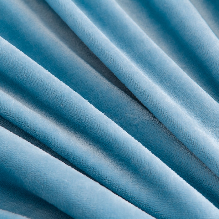 91家纺网 家纺一手货源 找家纺 （总）畅畅家纺 2025新款11斤秋冬加厚纯色韩版牛奶绒夹棉床盖四件套-倾城