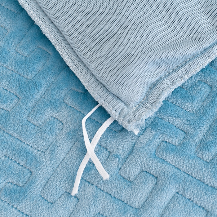 91家纺网 家纺一手货源 找家纺 （总）畅畅家纺 2025新款11斤秋冬加厚纯色韩版牛奶绒夹棉床盖四件套-倾城