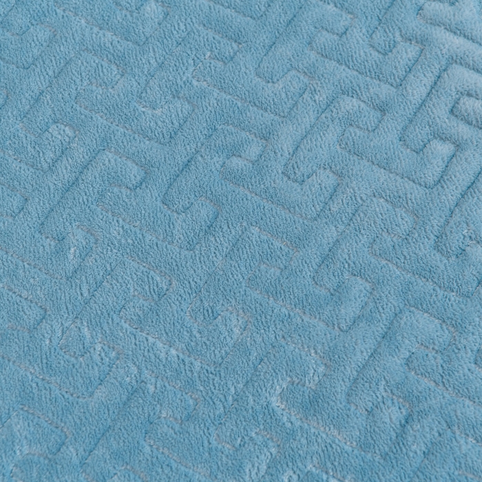 91家纺网 家纺一手货源 找家纺 畅畅家纺 2025新款11斤秋冬加厚纯色韩版牛奶绒夹棉床盖四件套-倾城 倾城-海蓝