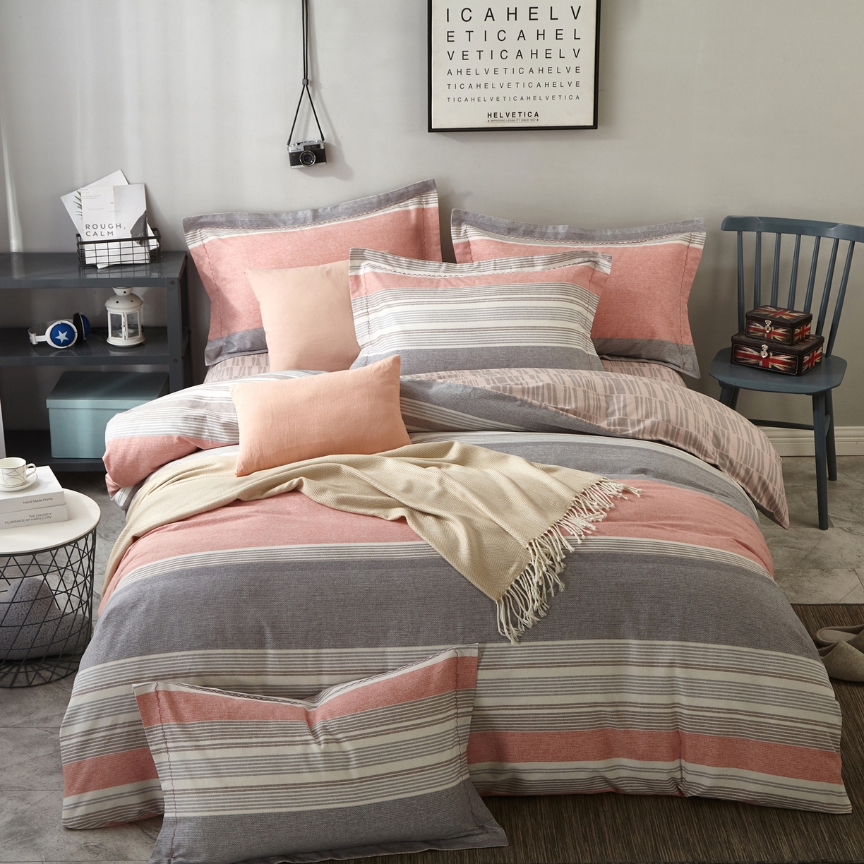 91家纺网 家纺一手货源 找家纺 （总）威克凯丽 2025新款全棉活性磨毛四件套