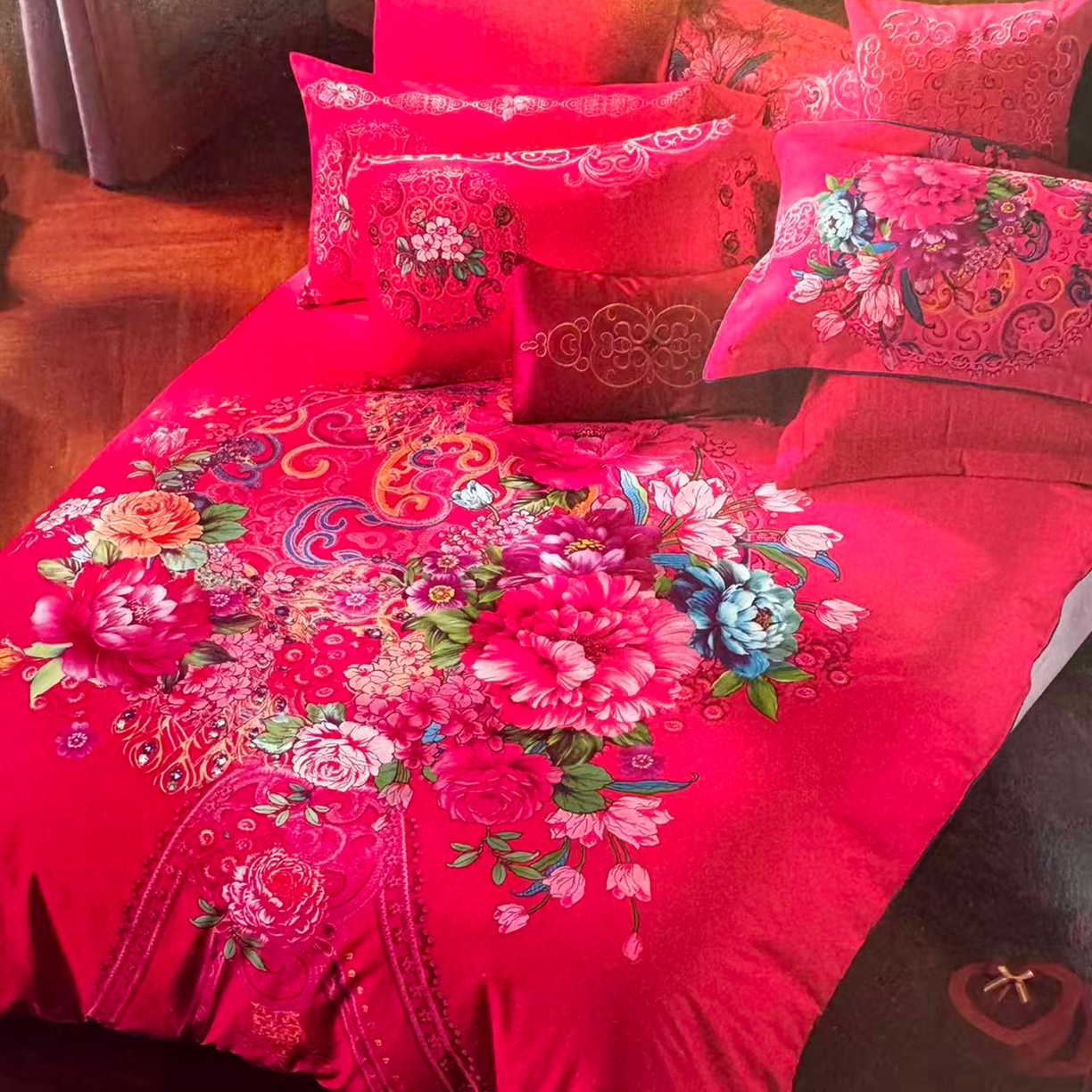 91家纺网 家纺一手货源 找家纺 （总）威克凯丽 2025新款全棉活性磨毛四件套